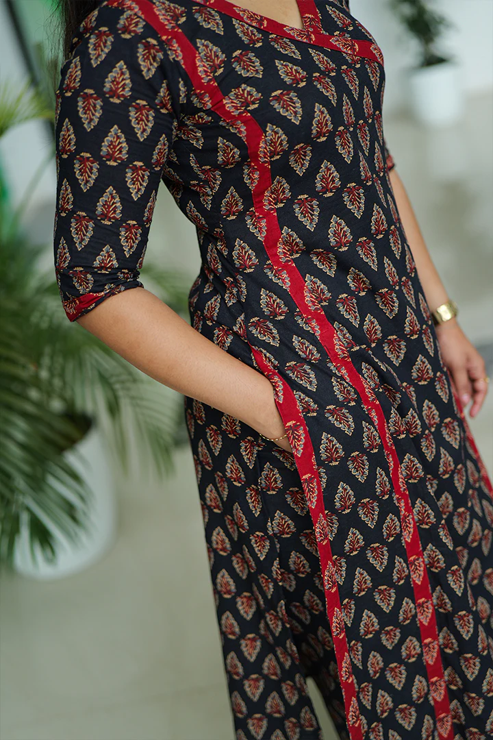 Avyablack(Kurti&bottom)(110925KD1) FD - Image 6
