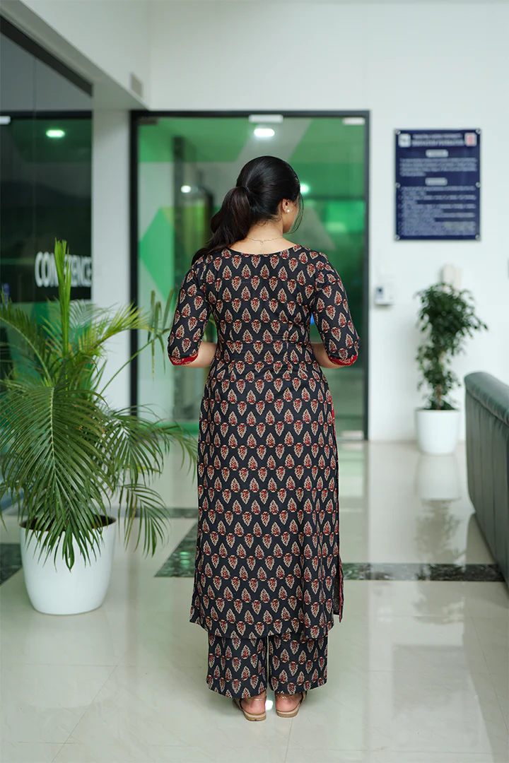 Avyablack(Kurti&bottom)(110925KD1) FD - Image 7