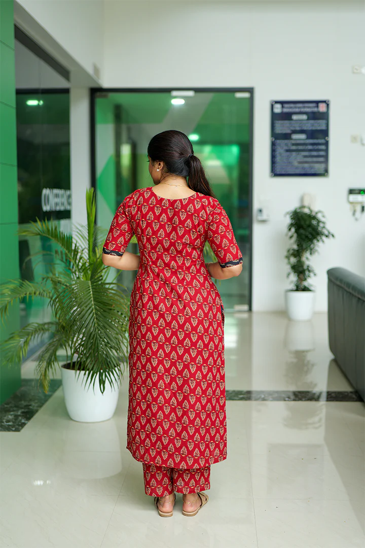 Avyared kurti&bottom(160925KD1) - Image 5